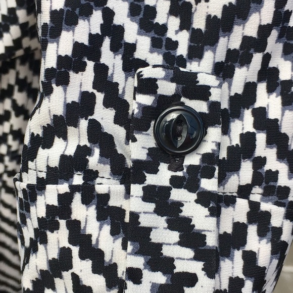 London Times Chevron Women’s Midi Dress - Size 8 - Picture 4 of 8